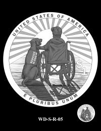 WD-S-R-05 -- 2027 Working Dog Commemorative Coin Program
